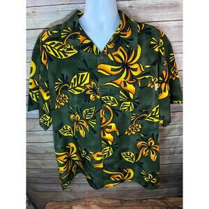 BULLHEAD Island Series Hawaiian Shirt Mens Size XL Short Sleeve Made in USA